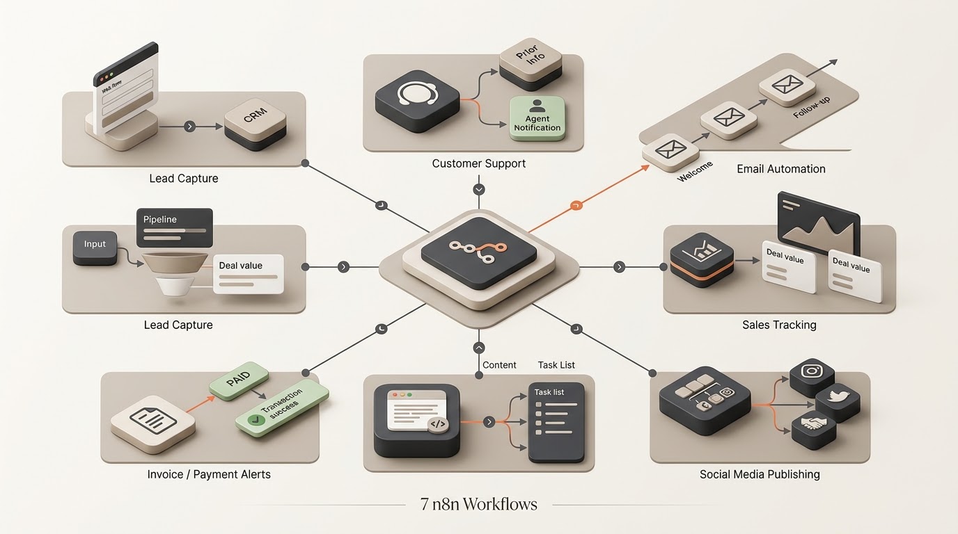 7 n8n Workflows Every Small Business Should Steal